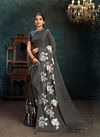 MAHOTSAV SHRIHITHA 21100 SERIES Grey Digital Print Stone Work Sarees Collection 21117